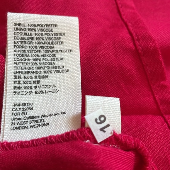 SOLD  Urban Outfitters Red Slip Dress - Picture 4 of 5